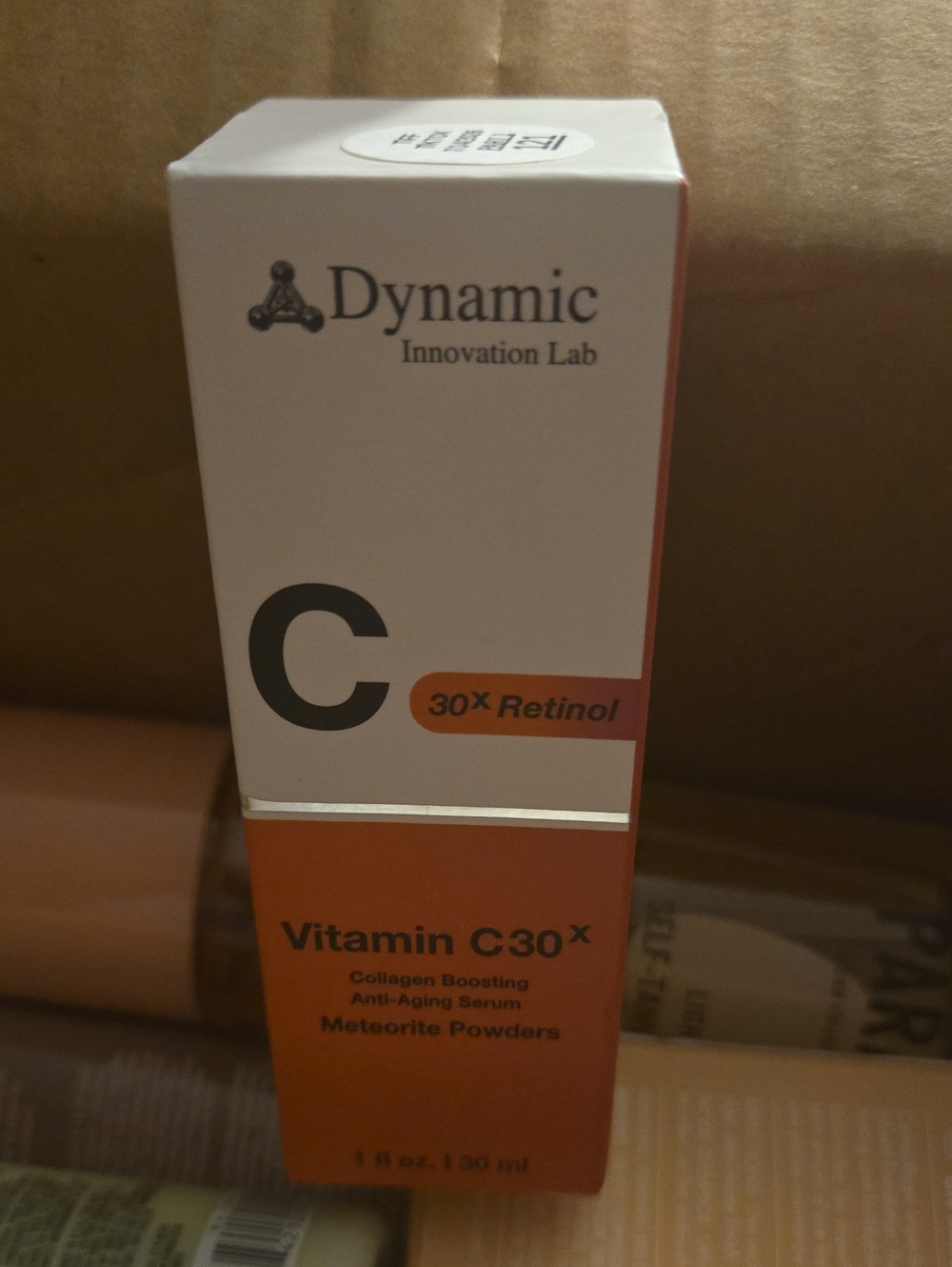 Dynamic Innovation Lab Vitamin C30x Retinol Face Serum — Orange